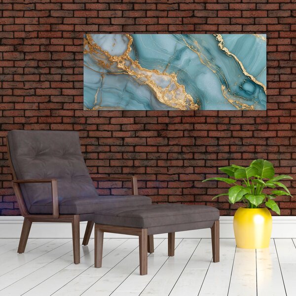 Slika - Tirkizni mramor (120x50 cm)
