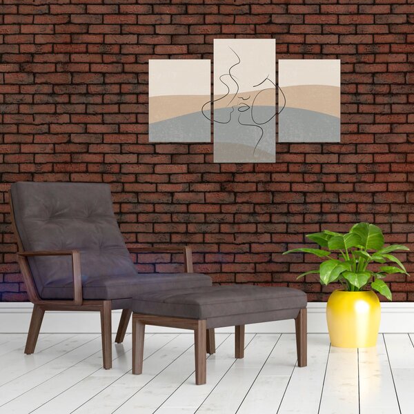 Slika - Crtani poljubac (90x60 cm)
