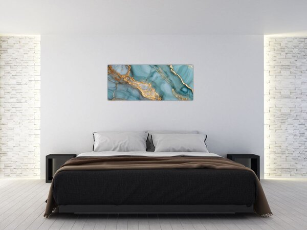 Slika - Tirkizni mramor (120x50 cm)