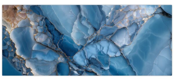 Slika - Plavi razvedeni mramor (120x50 cm)