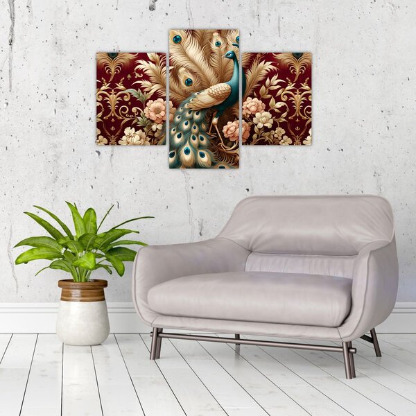 Slika – Elegantni paun (90x60 cm)
