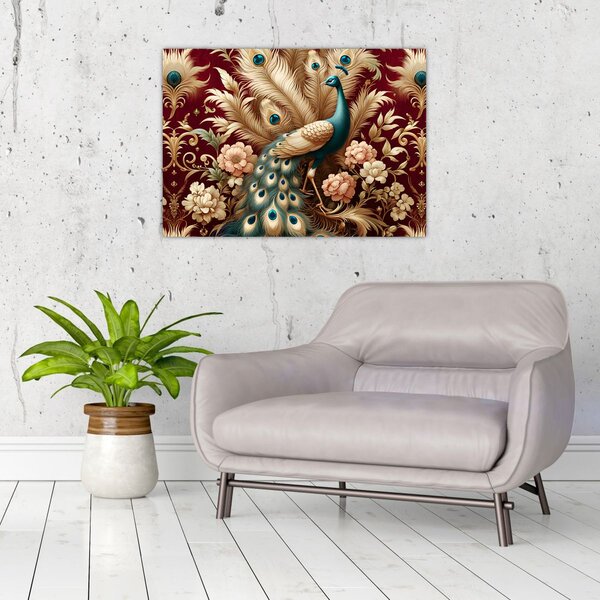 Slika – Elegantni paun (70x50 cm)