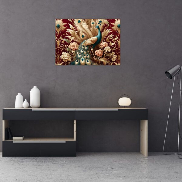 Slika – Elegantni paun (70x50 cm)