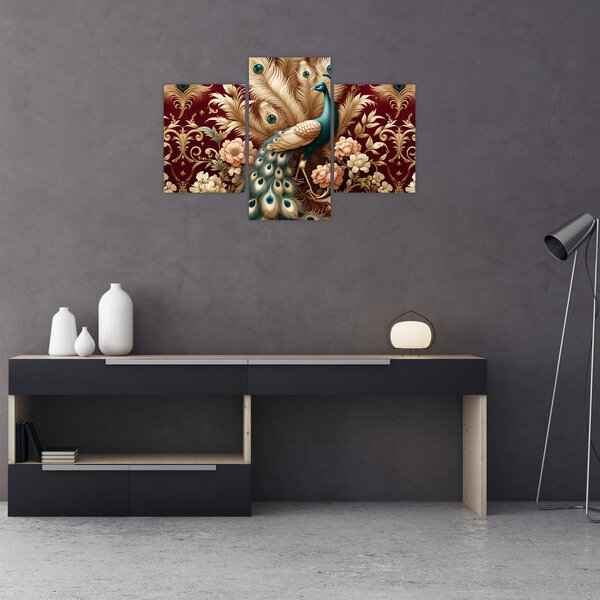 Slika – Elegantni paun (90x60 cm)