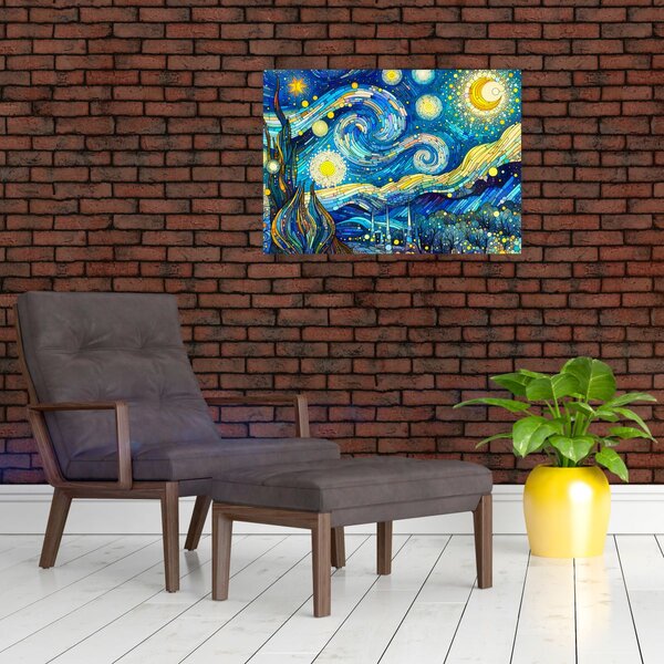 Slika – Mozaik zvjezdane noći (70x50 cm)