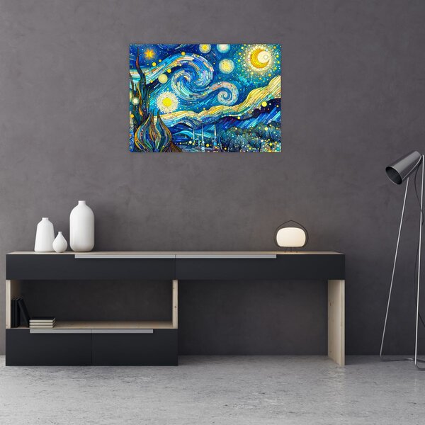 Slika – Mozaik zvjezdane noći (70x50 cm)