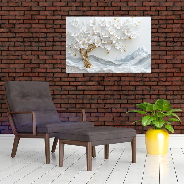 Slika – 3D elegantno drvo života (90x60 cm)