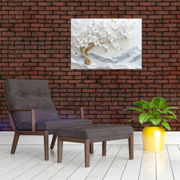 Slika – 3D elegantno drvo života (70x50 cm)
