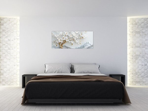Slika – 3D elegantno drvo života (120x50 cm)