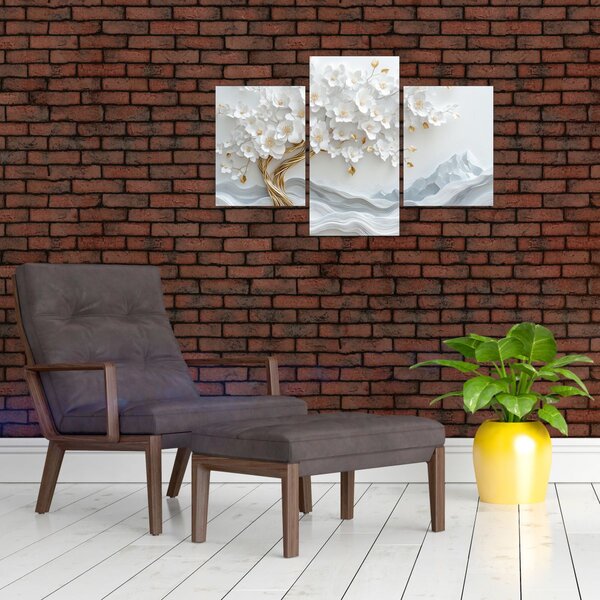 Slika – 3D elegantno drvo života (90x60 cm)
