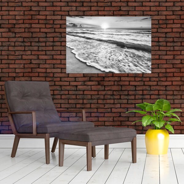 Slika - Zalazak sunca uz more (90x60 cm)