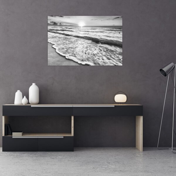 Slika - Zalazak sunca uz more (90x60 cm)