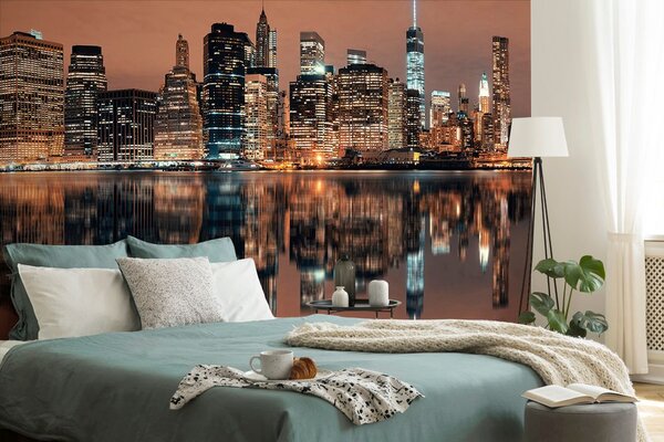 Fototapeta odsjaj Manhattana u vodi