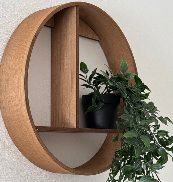 Zidna dekorativna polica ACCENTS 37 cm - više boja Boja: Svijetlosmeda