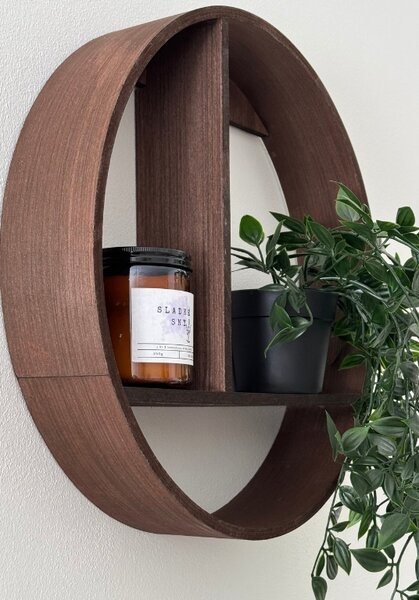 Zidna dekorativna polica ACCENTS 37 cm - više boja Boja: Svijetlosmeda