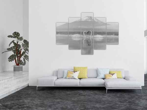 Slika - Zaljubljeni labudovi (150x105 cm)