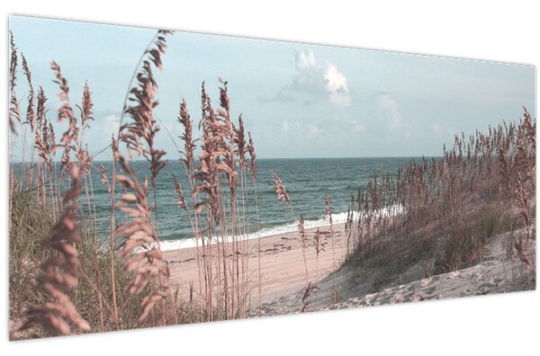 Slika - Ružičasta plaža (120x50 cm)