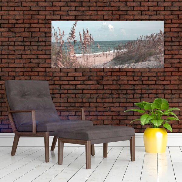 Slika - Ružičasta plaža (120x50 cm)