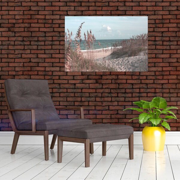 Slika - Ružičasta plaža (90x60 cm)