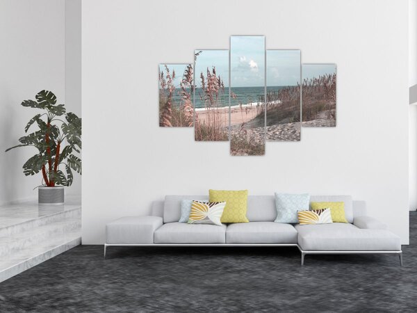 Slika - Ružičasta plaža (150x105 cm)