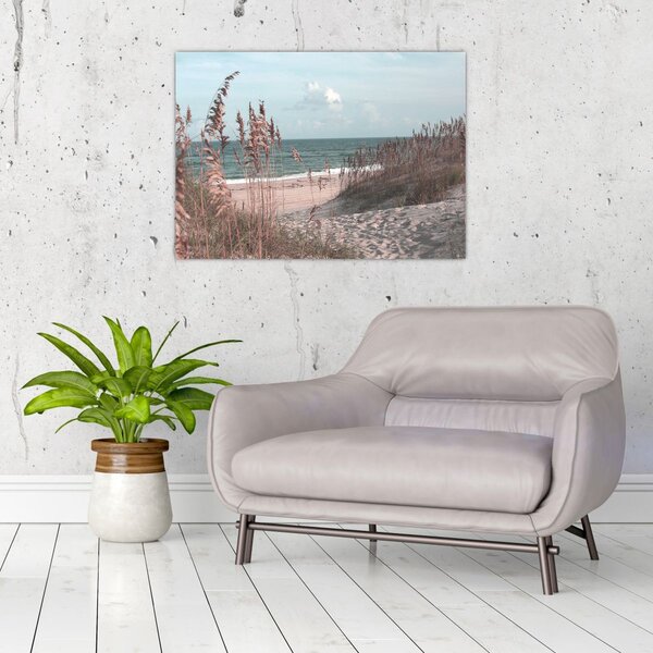 Slika - Ružičasta plaža (70x50 cm)