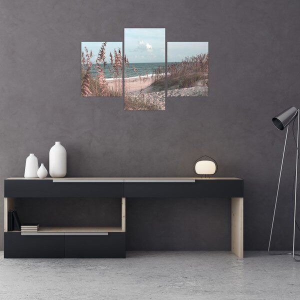 Slika - Ružičasta plaža (90x60 cm)