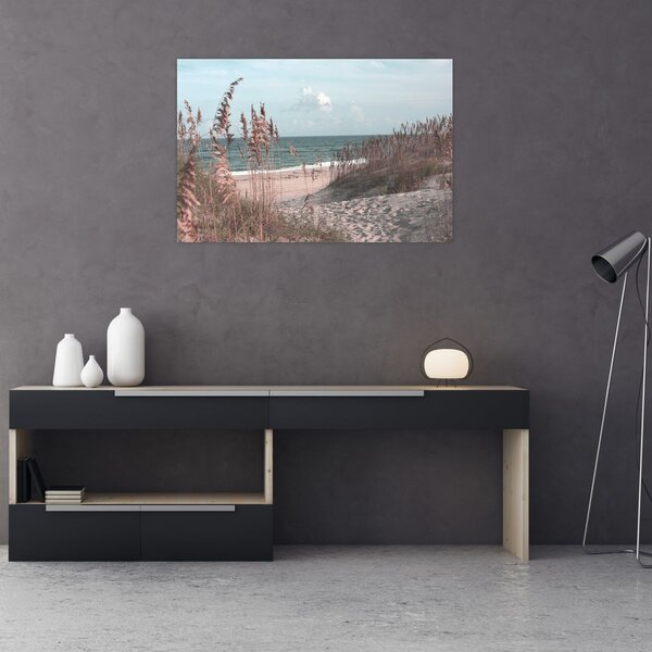 Slika - Ružičasta plaža (90x60 cm)