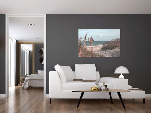 Slika - Ružičasta plaža (90x60 cm)