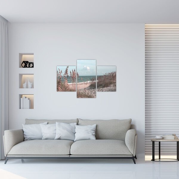 Slika - Ružičasta plaža (90x60 cm)