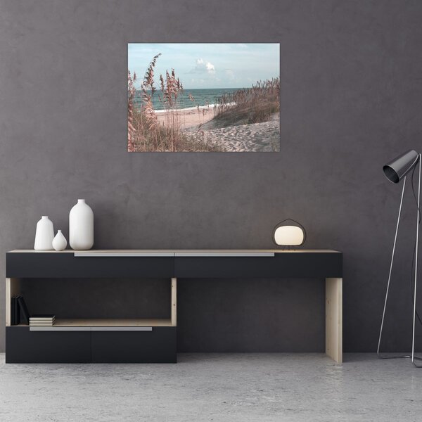 Slika - Ružičasta plaža (70x50 cm)
