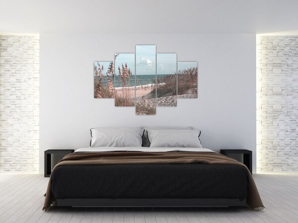 Slika - Ružičasta plaža (150x105 cm)