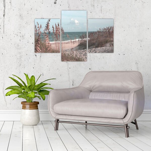 Slika - Ružičasta plaža (90x60 cm)