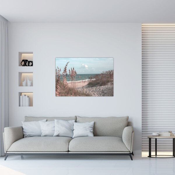 Slika - Ružičasta plaža (90x60 cm)