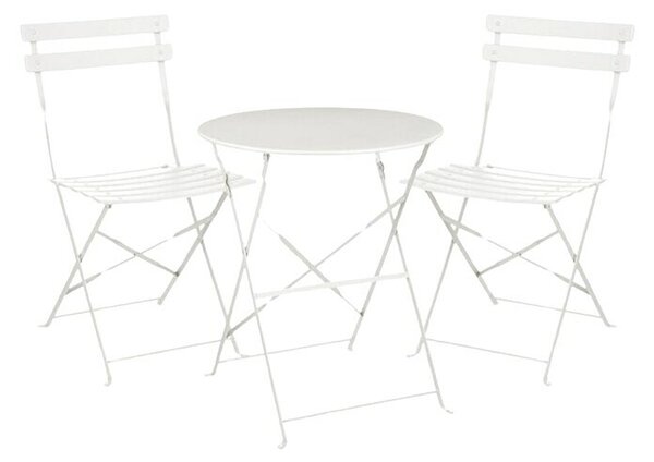 Balkonski set namještaja Laurence (3 -dij., Bijela)