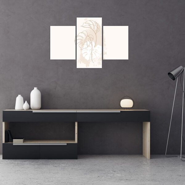 Slika - Linijska slika čudovišta N⁰1 (90x60 cm)