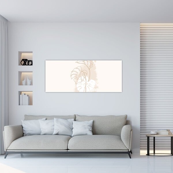 Slika - Linijska slika čudovišta N⁰1 (120x50 cm)
