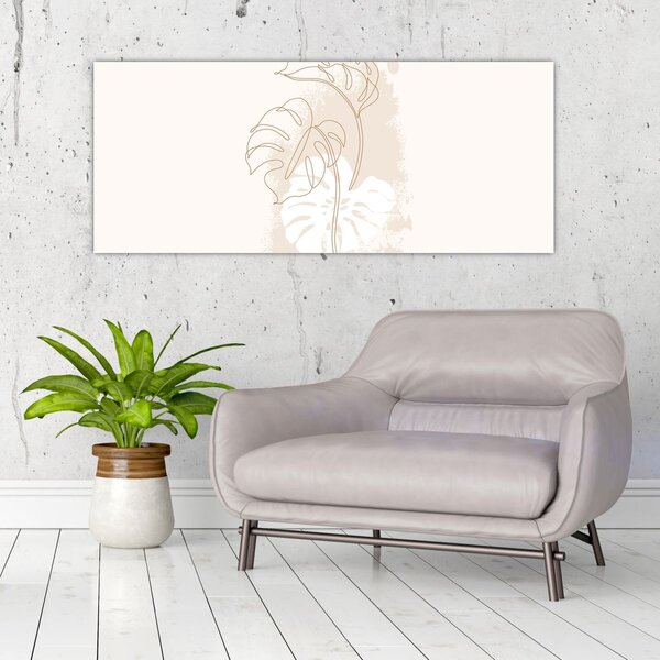 Slika - Linijska slika čudovišta N⁰1 (120x50 cm)