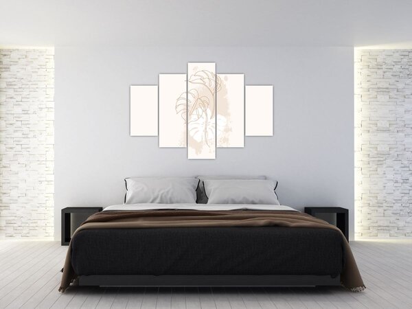 Slika - Linijska slika čudovišta N⁰1 (150x105 cm)