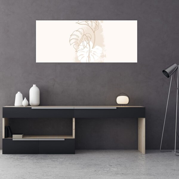 Slika - Linijska slika čudovišta N⁰1 (120x50 cm)
