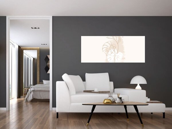 Slika - Linijska slika čudovišta N⁰1 (120x50 cm)