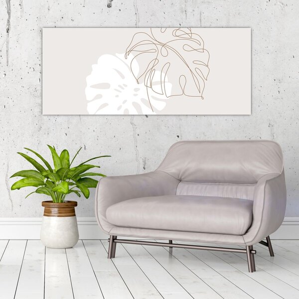 Slika - Linijska slika čudovišta N⁰2 (120x50 cm)