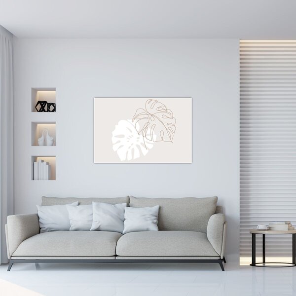 Slika - Linijska slika čudovišta N⁰2 (90x60 cm)