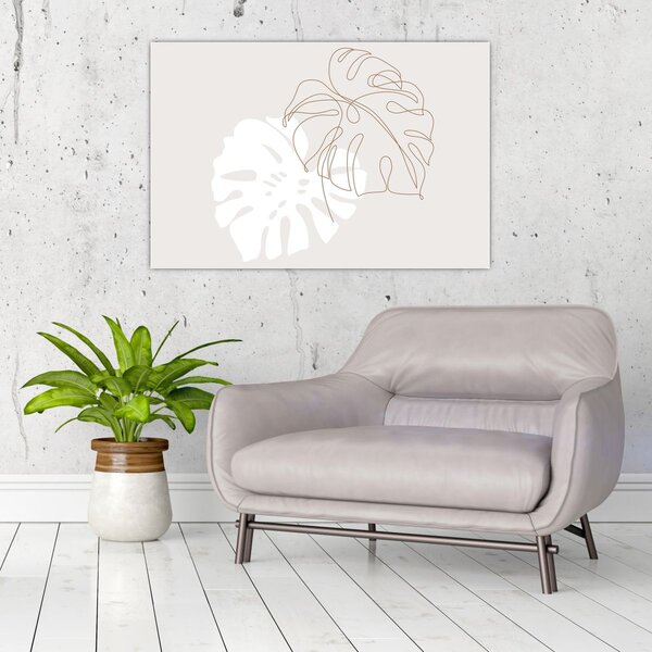 Slika - Linijska slika čudovišta N⁰2 (90x60 cm)