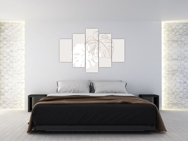 Slika - Linijska slika čudovišta N⁰2 (150x105 cm)