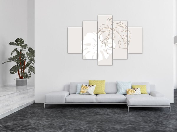 Slika - Linijska slika čudovišta N⁰2 (150x105 cm)