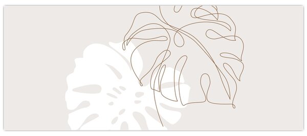 Slika - Linijska slika čudovišta N⁰2 (120x50 cm)