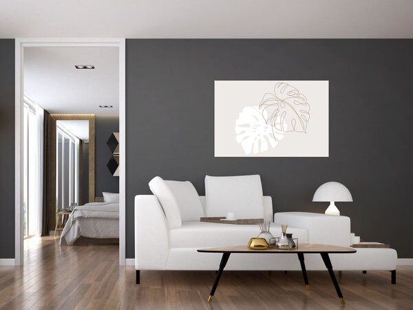 Slika - Linijska slika čudovišta N⁰2 (90x60 cm)