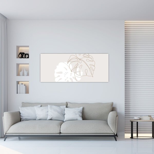 Slika - Linijska slika čudovišta N⁰2 (120x50 cm)