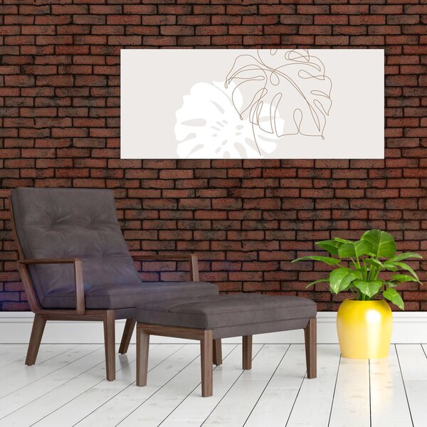 Slika - Linijska slika čudovišta N⁰2 (120x50 cm)