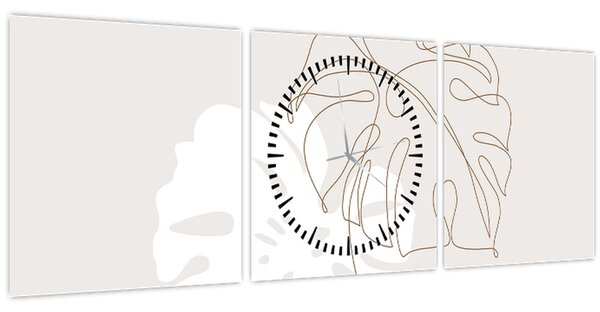 Slika - Linijska slika čudovišta N⁰2 (sa satom) (90x30 cm)
